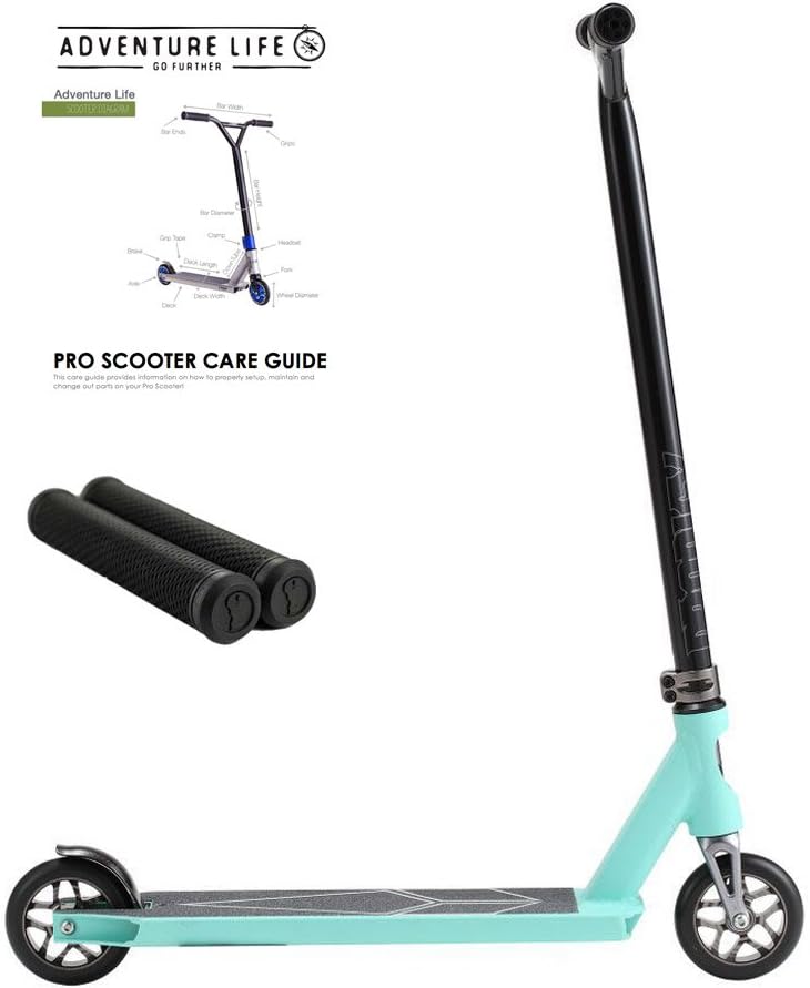 Special Edition Envy Prodigy Frosted 2015 - Free Custom Pro Scooter Care Guide and a set of Grips with every order - Brand New, Integrated and fully sealed (Teal)