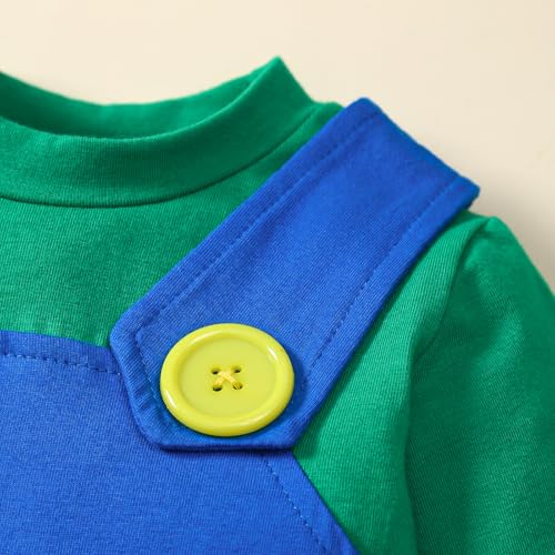 Unisex Baby Boys Girls Halloween Outfits Long Sleeve Romper Jumpsuit With Hat Winter Clothes4