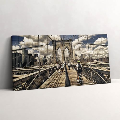 Image sur Toile Brooklyn Grand Tableau Mural pour Habiller un Grand Mur Vide