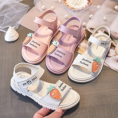 Girl Tennis Shoes Thick Soles Soft Soles Middle and Large Children Children School Sandals Beach Shoes Baby Sandals Size 54