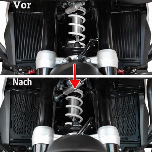 ZEXDDI Passend für R1300GS ADVENTURE R 1300GS ADV 2024 2025 Motorrad CNC-Zubehör Kühlergrillschutz Kühlerschutzgitterabdeckung R 1300 GS