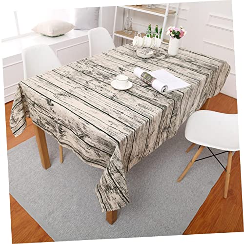 Housse de table lavable anti tache pour dîner de fête rustique - 4