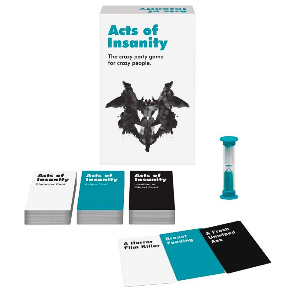 Kheper GamesActs of Insanity Party Card Game for 4-12 Players, Adults Only
