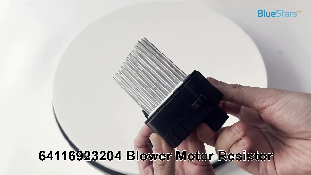 Image of BlueStars 64116923204 Heater Blower Motor Resistor Compatible with BMW E39 E46 E53 E83 320i 323i 325i 328i 330i 525i 528i 530i 540i M3 M5 X3 X5 - Replaces 64116923204 64116929486