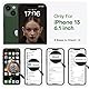 HATOSHI 3-in-1 iPhone 13 Hülle , Flüssig Silikon Anti-Rutsch Kratzfestes Stoßfest Handyhülle iPhone 13 Schutzhüll, Alpingrün