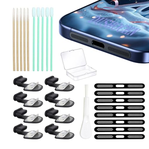 Bouchon anti-poussière USB C noir avec sangle anti-perte pour iPhone 17 Pro Max x8