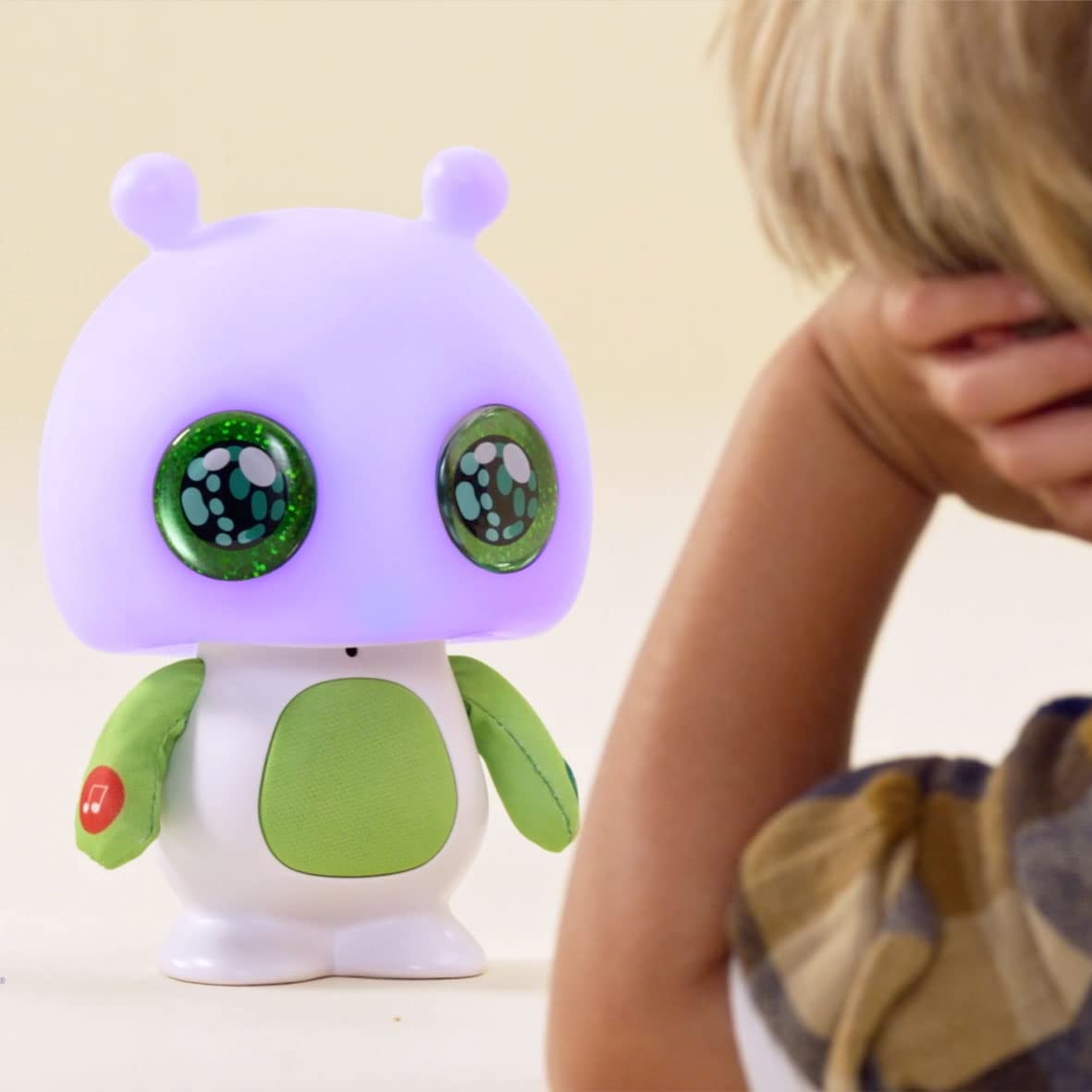 Clementoni 59232 Baby Tellie Conteur d'histoires, boîte de Jeu Audio avec Histoires, chansons pour Enfants et Musique de Sommeil, boîte à Musique multifonctionnelle avec Effet Lumineux pour Enfants à