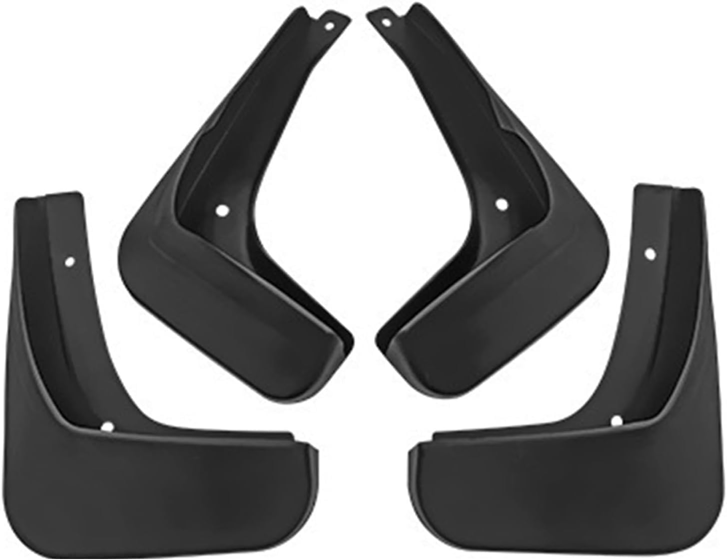 RSCBB 4 Pcs Car Mud Flaps Splash Guards for Volkswagen Polo 2014-2018, Easy Installation Mudguards Front Rear Mud Flaps Splashproof Waterproof Car Accessories