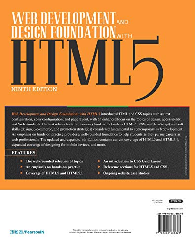 Web Development and Design Foundations with HTML5 9353438829 Book Cover