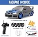 Liberty Imports RC Drift Car 1/24 2.4GHz 4WD Remote Control Sport Racing On-Road Vehicle with LED Light, Batteries and Drift Tires (Style 1)