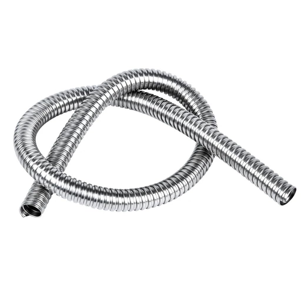 Tubo Corrugato in Acciaio Inox 304 da 3 M, 4/6/8/10/13/15/20 Mm, con Guaina Protettiva for Cavi Filettati, Parti Fai da Te, 1 Pezzo(13x15mm)