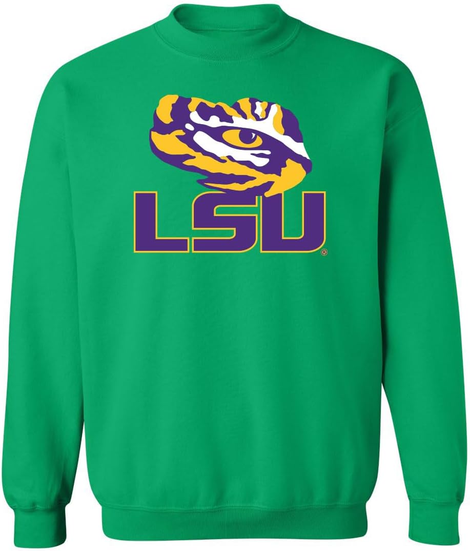 CornBorn LSU Tigers - LSU Crewneck Sweatshirts - Choose Your Design