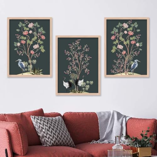 Image of kotart Modern Framed Wall Art for Decoration - Living Room, Bedroom - Big Size Painting Set of 3 (Art 10, 19x25 inch)