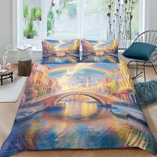 Parure de lit Tour Eiffel 3D pour chambre d'ado moderne et design spatial - 2
