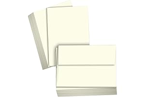 Hamilco Blank Cream Card Stock 5" x 7" (100 Pack)