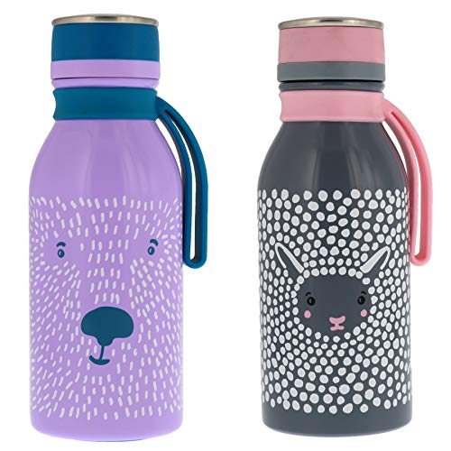 reduce Stainless Steel Hydro Pro Kids Water Bottle, 14oz - Vacuum Insulated Leak