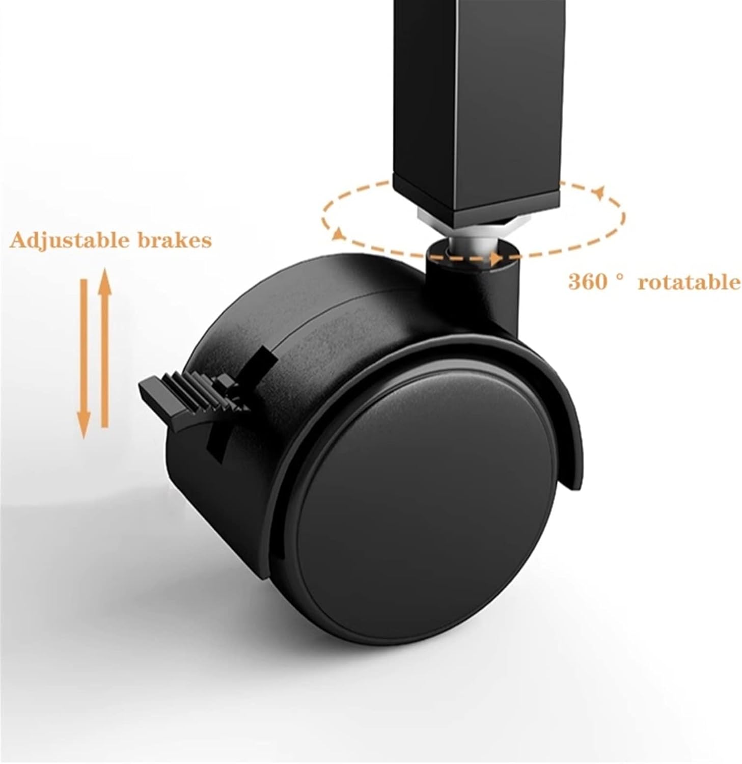CPU Holder Stand 2-tier Desktop PC Tower Stand with Storage, Mobile PC Case Stand, Sturdy Steel Frame, Rolling CPU Stand Holder with Locking Wheels for Home Office Computer Tower Stand(Color:B)