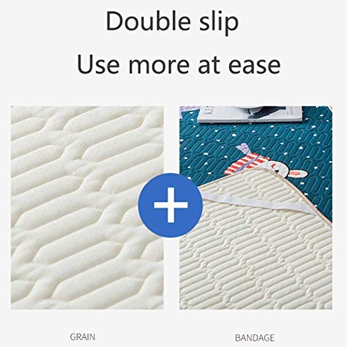 Image of Grin Health Super Soft Mattress Pad Used as Mattress Top with 2 Pillow Cases | Ultra Luxurious Comfortable Ice Silk Bed Mattress Slim Topper Queen Size 72x60 Inch All Season Bedsheets & Pillow Covers