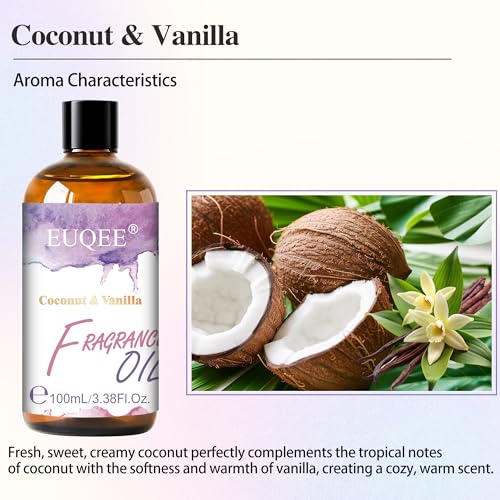Aceite Aromático EUQEE Coco y Vainilla 100ML miniatura 7