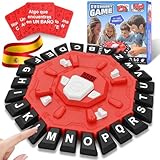 YIKANWEN Juegos de Mesa, Juego de Palabras con Audio en Español, 35 Tarjetas de Temas Diversas, 2 Modos de Jugar, Portátil y Duradero, Adecuado para Familia, Fiestas, Amigos, Viajes y Noches de Juego