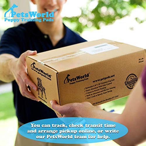 PETSWORLD Extra Large Potty Pads for Dogs, Odor Eliminating 30" x 36" Pee Pads for Dogs, Gigantic XL Dog Pads, 5 Layer Ultra Absorbent Technology, Leak Proof Training Pads for Dogs & Cats, 150 Count - Image 7