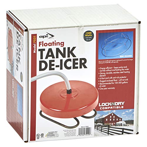 Floating Stock Tank DeIcer 1500 Watt Large Stock Tank De