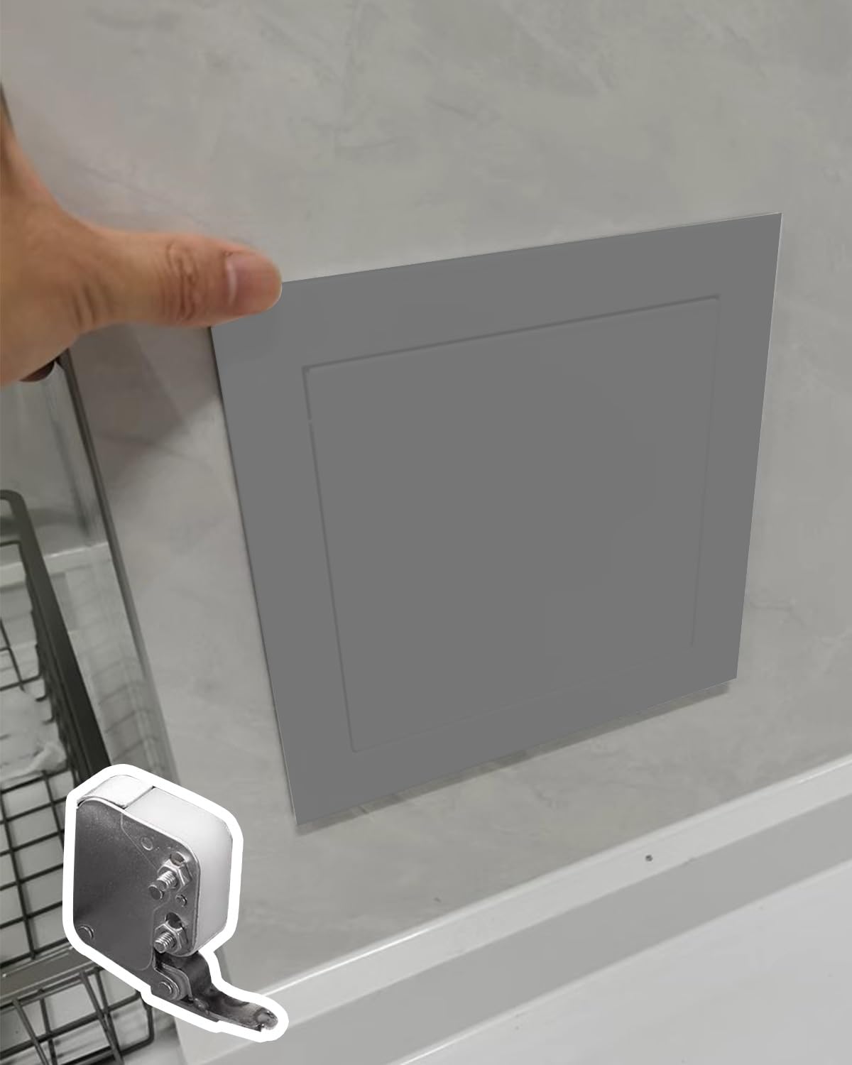 Panel de acceso para paneles de yeso, cubierta decorativa para agujeros de pared, ideal para cocinas al aire libre y acceso a fontanería, fácil instalación, perfecto para renovación del hogar