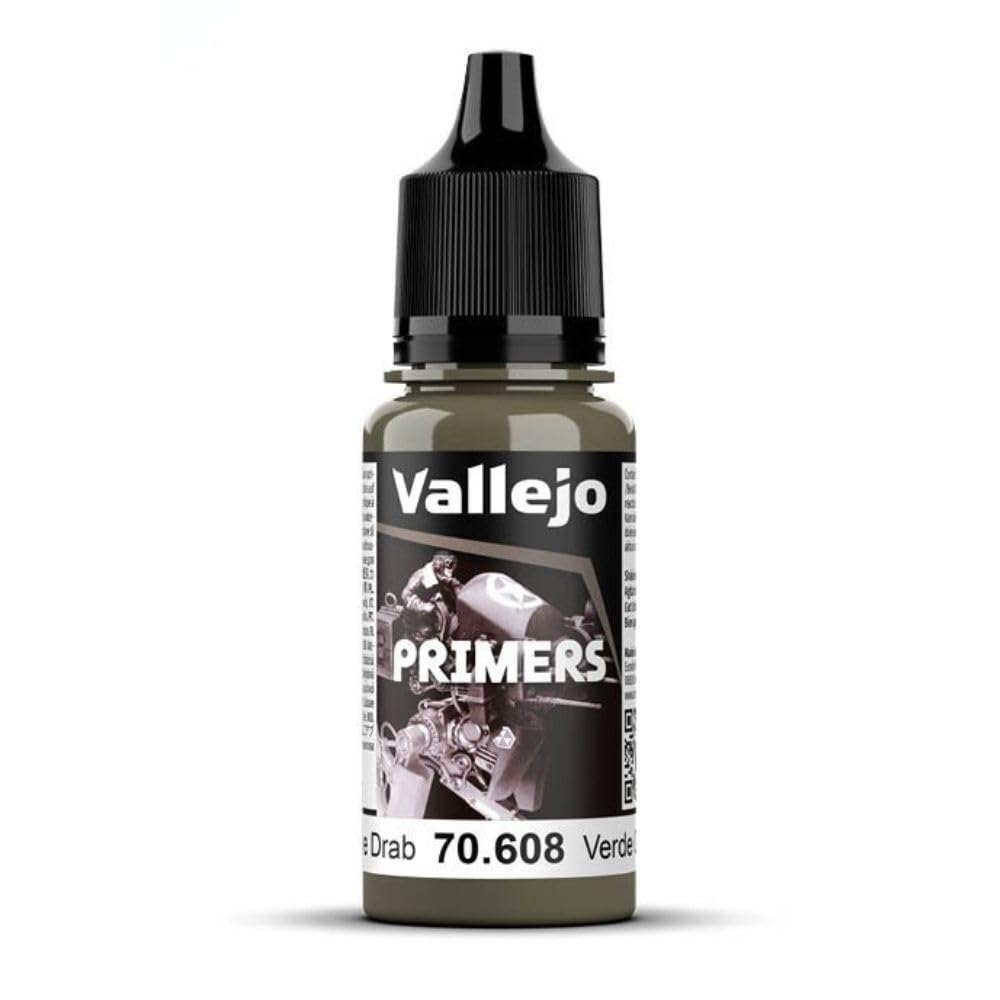 Vallejo Model Color 17 ml Polyurethane Primer - US Olive Drab