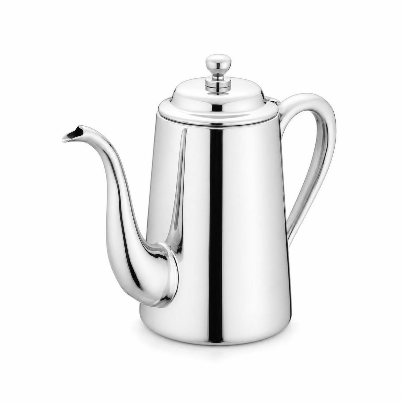 Caffettiera con Becco a Collo di Cigno Preciso Caffettiera a Collo di Cigno Lucido Bollitore con Becco Stretto per Cucina