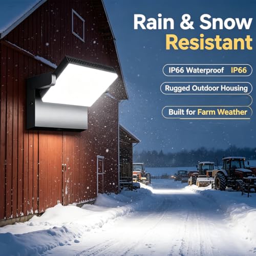 Image of ledmo 150W Outdoor LED Flood Light Switch Control Full 360 Rotation Exterior Wall Pack Lights 21000lm 5000k Modern Security Commercial Wall Mount Fixture for House Shop Barn Warehouse Building