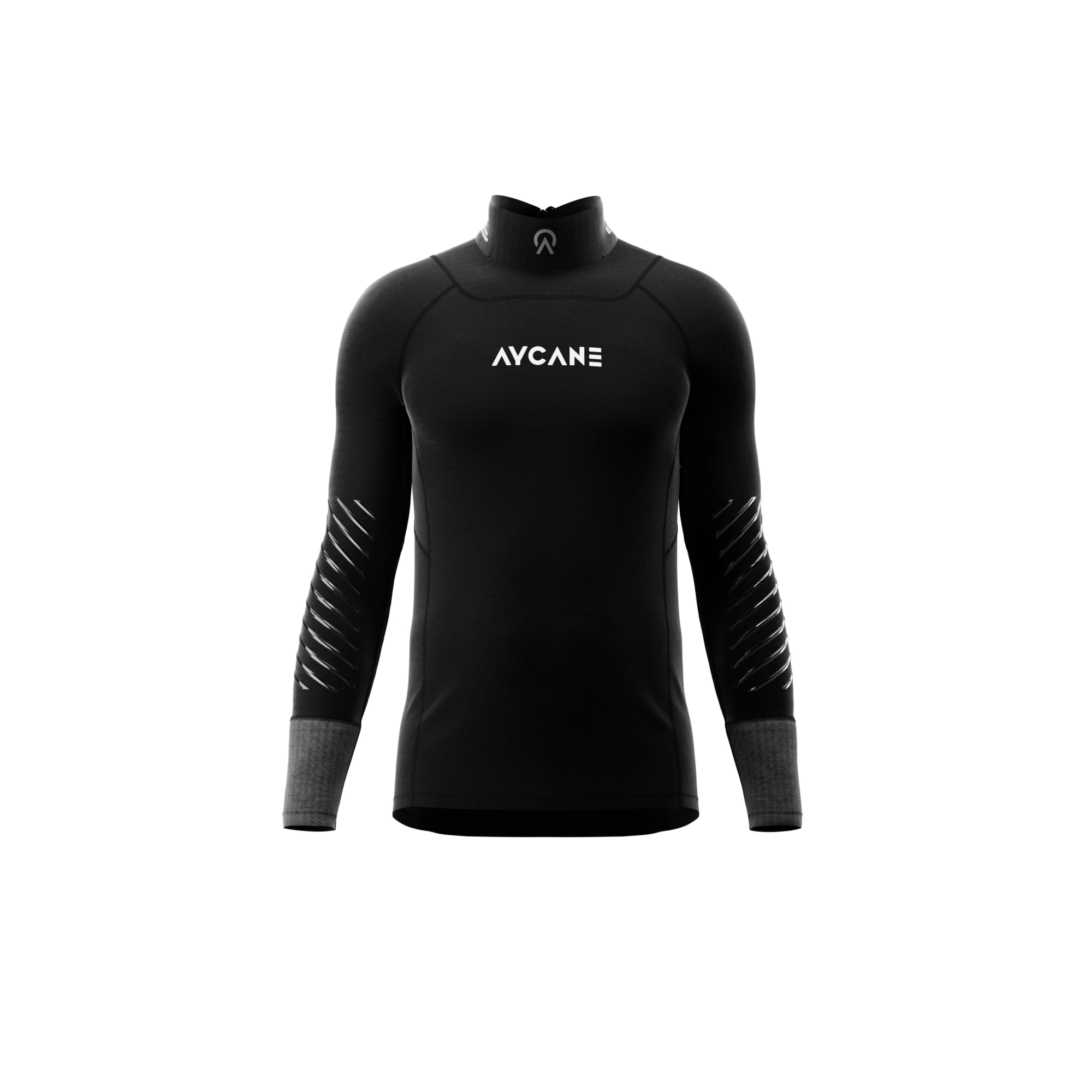 AYCANE Blade Ice Hockey Base Layer Black, Cut-Resistant Neck & Wrist Protection, Long Sleeve, BNQ Certified