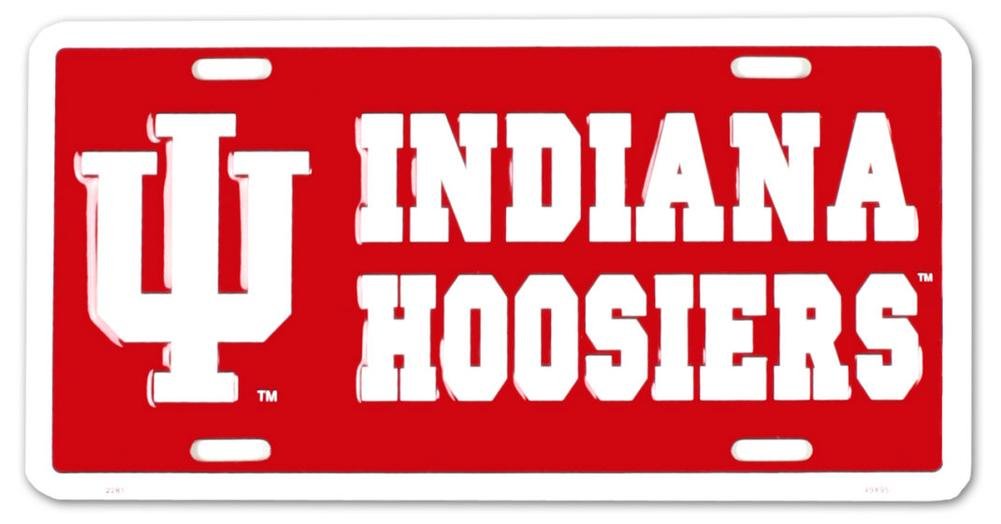 (6x12) Indiana Hoosier NCAA Tin License Plate