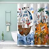 🛀【impression en 3D】Le design unique et les couleurs vives de l'impression numérique 3D peuvent décorer votre salle de bain de manière unique, il peut également être utilisé comme cadeau pour la famille ou les amis.