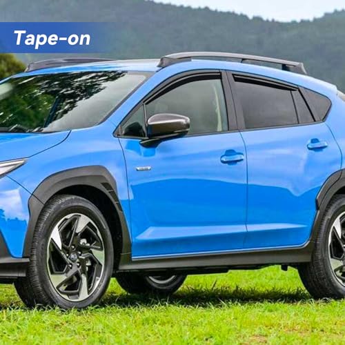 Image of Window Visors Rain Guards for 2024 2025 2026 Subaru Crosstrek & Subaru Impreza, Out-Channel Window Vent Wind Deflectors Visors Shades for 24 25 26 Crosstrek /Impreza
