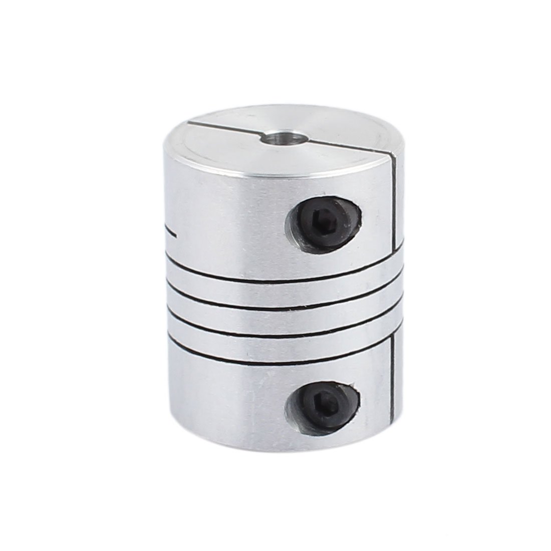 Aexit 5mmx8mm Aluminum Electrical equipment Alloy Spline Shaft Flexible Helical Coupling 25mm Diameter 30mm Length