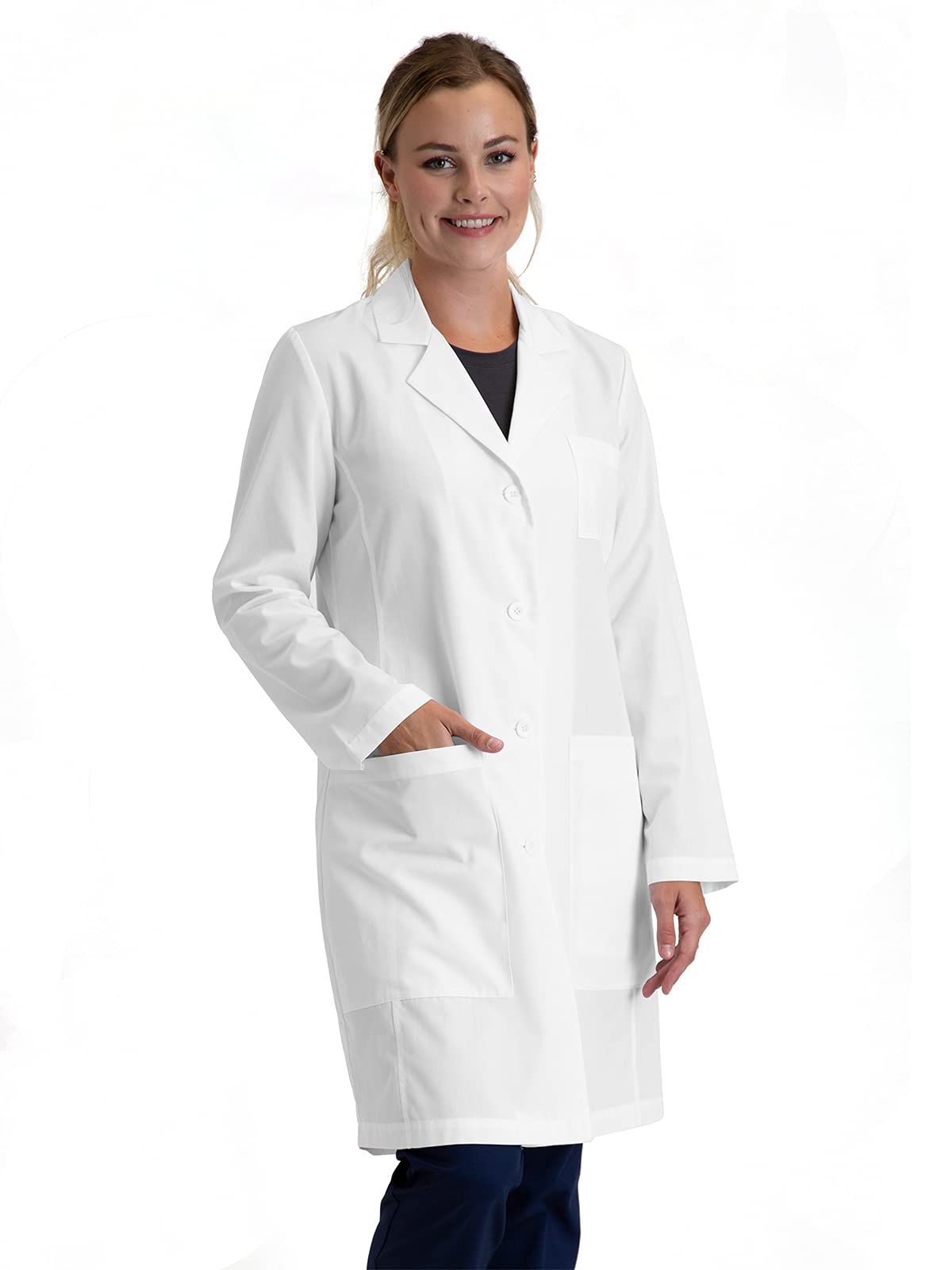 BARCOEssentials Women's Caring Three Pocket 34" Lab Coat