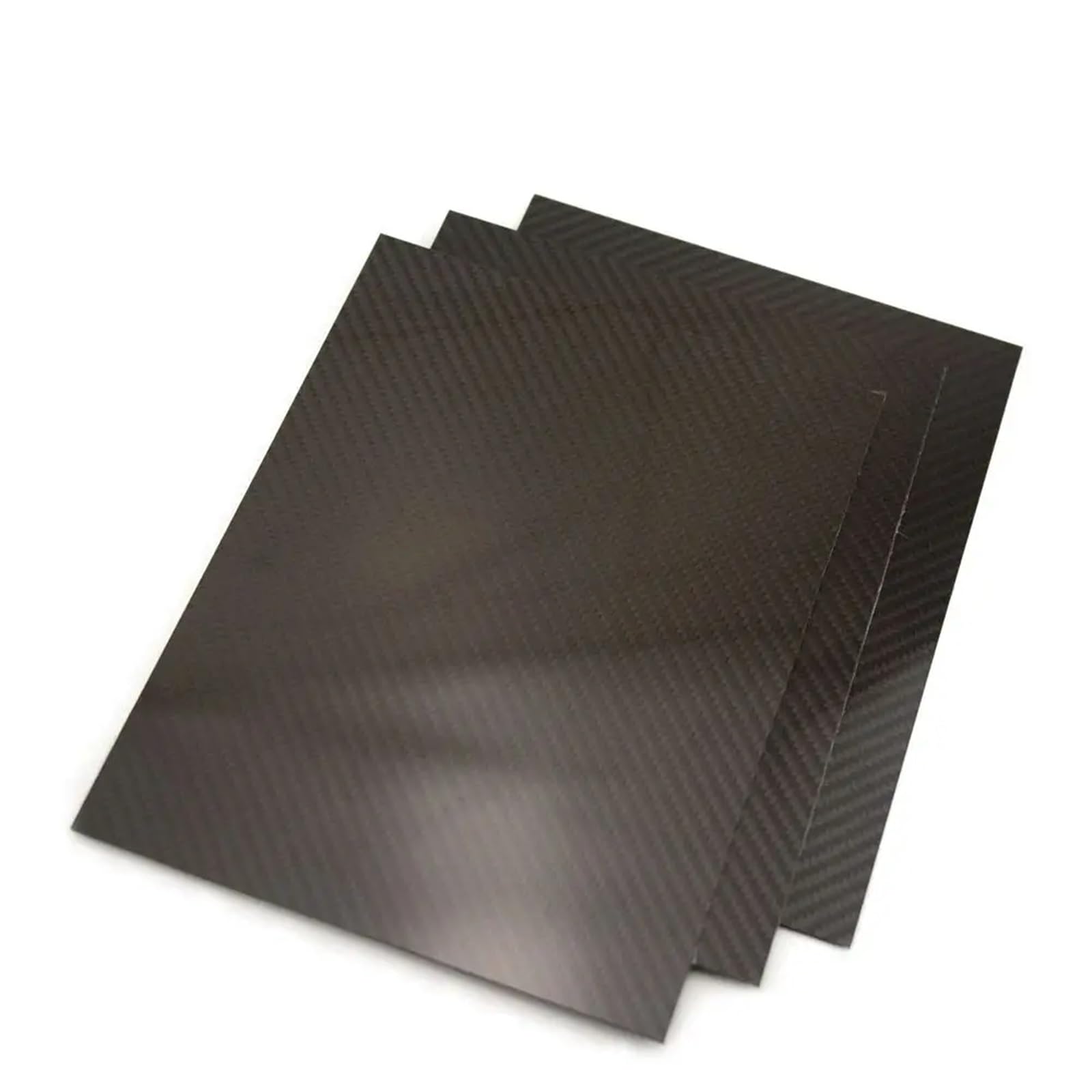1PC 200x250MM 3K Volle Carbon Faser Blatt Bord Twill Glänzend/Matt Festigkeit Panel Dicke 0,5-5MM(5.0mm Twill Matte)