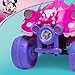 Kid Trax Toddler Disney Minnie Mouse Quad Ride-On, Kids 18-30 Months, 6V Battery and Charger Included, Max Weight 45 lbs, Hot Pink