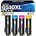 Produktbild HALLOLUX 6510 6515 Toner Kompatible für Xerox Phaser 6510XL 6515XL Tonerkassette für Xerox WorkCentre 6510N 6510DN 6510DNI 6515N 6515DN 6515DNI Drucker(4er-Pack,1 Schwarz 1 Cyan 1 Gelb 1 Magenta)