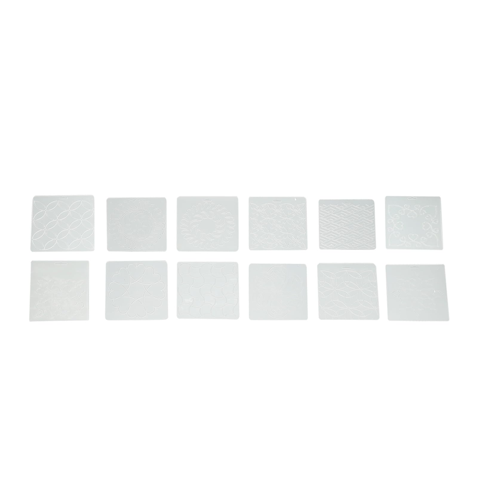 Set di Modelli per Quilting da 22 Pezzi, Modelli di Taglio per Quilting in PP Satinato per Quilting, Righello per Macchina da Cucire, Modelli per Trapunta Patchwork a Mano Fai da