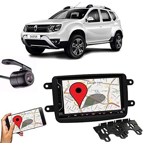 Kit Multimídia Bt/Espelhamento + 2 Din Duster + Câmera