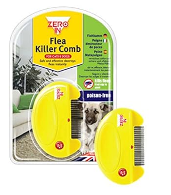 Zero In Electric Flea's Eggs Killer Comb For Dogs, Cats Effective Flea Control