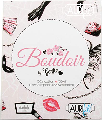 Gretchen Hirsch Boudoir Aurifil Thread Kit 10 Spools miniatura 1