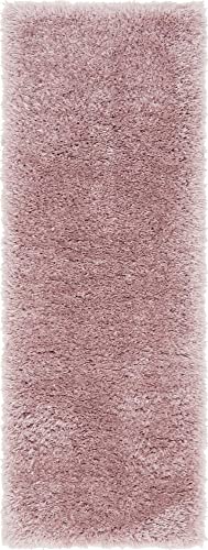 Rugs.com Marilyn Monroe™ Shag Collection Rug – 2' x 6' Runner Lorelei Shag Rug Perfect for Hallways, Entryways