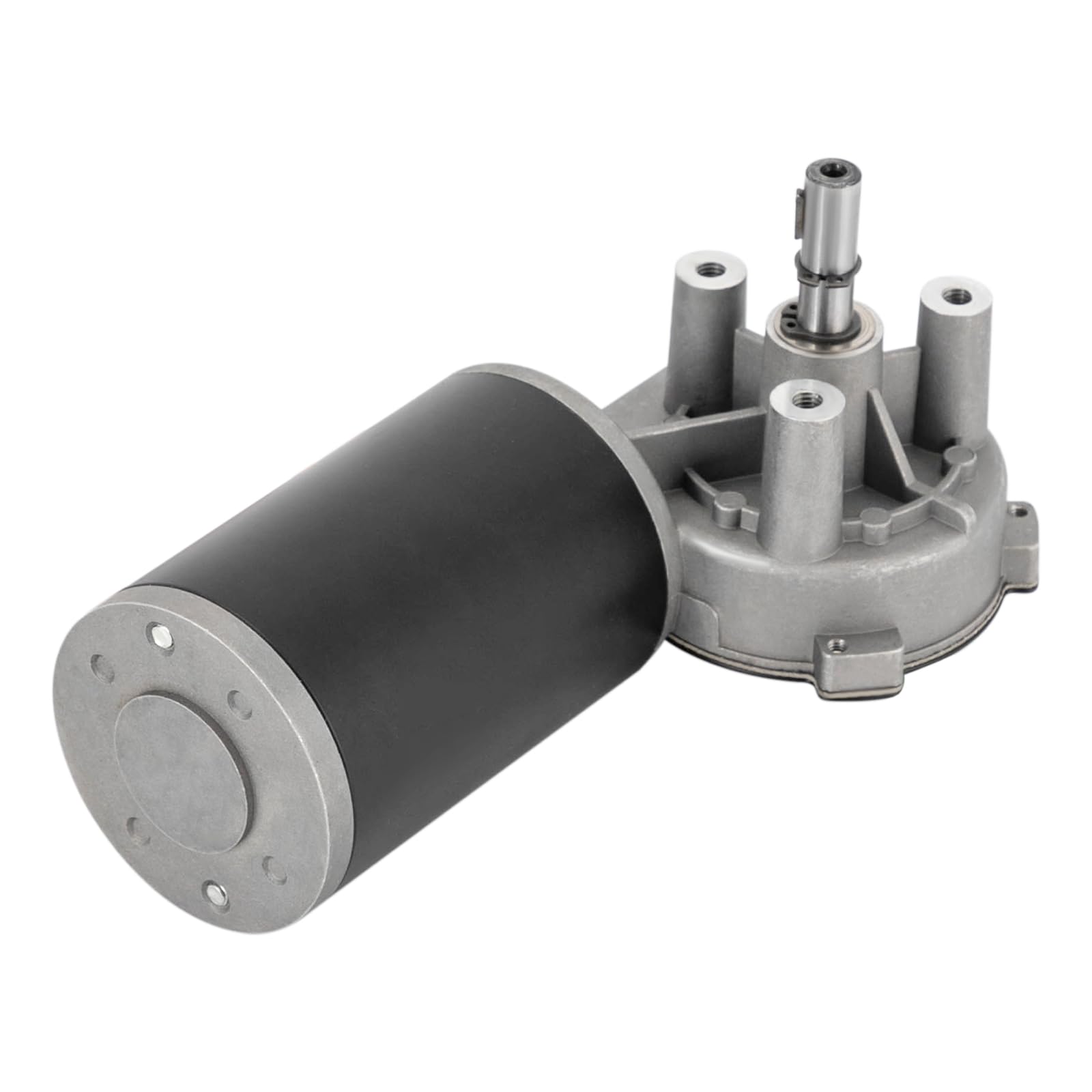 Motore con riduttore a vite senza fine 24V DC, motore con riduttore 220 giri/min, motore a corrente continua 80W (sinistra)