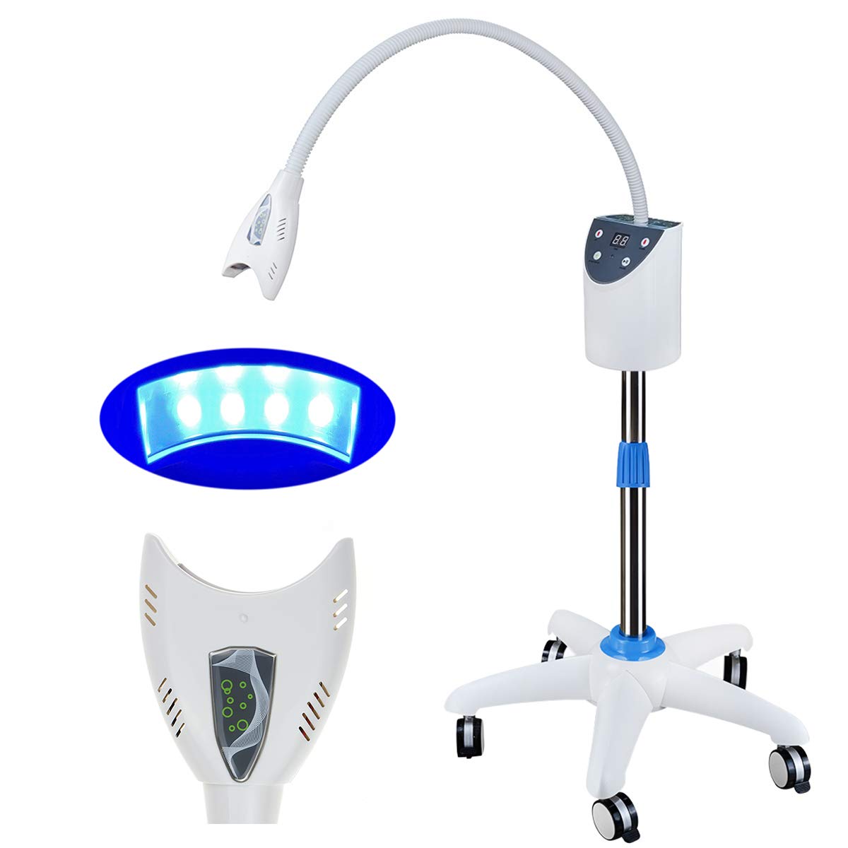 Teeth bleaching machine Teeth Whitening System LED Light Floor Stand Mobile Lamp Oral Care Bleaching Accelerator System US