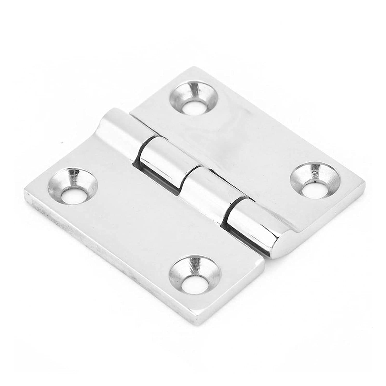 Nvsfzgiyg One Color Hinge, Stainless Steel Cabinet Door Window Hardware Accessories 50X50mm Lambo