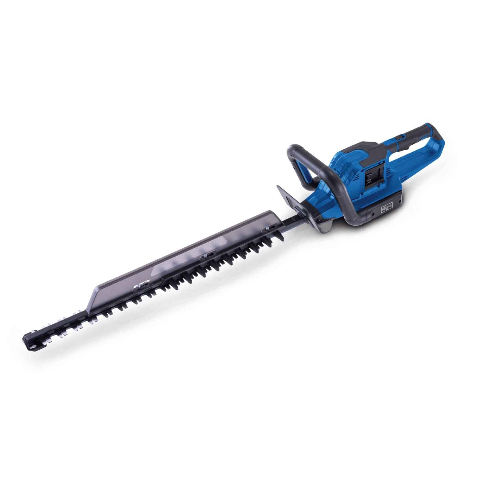 Scheppach Akumulatorowe nożyce do żywopłotu BC-HT720-X | długość cięcia 650 mm | grubość cięcia 30 mm | 2700 cięć na minutę | uchwyt obracany o 90° | bezszczotkowy | seria 20 V IXES | bez akumulatora