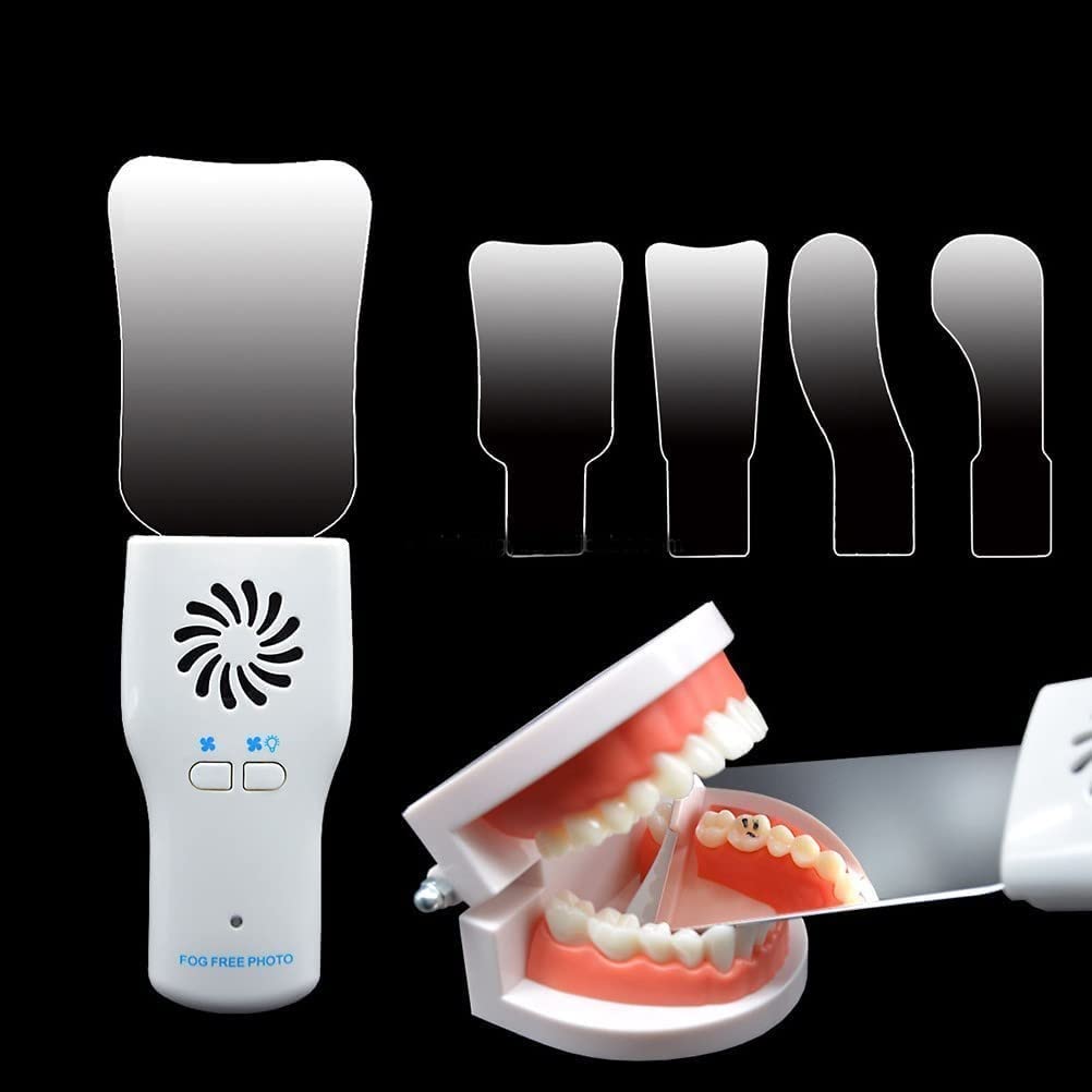 Dental Reflector Antifogging Imaging Mirror, Dental Okklusaler fotografischer Mundspiegel, Intraorales Foto aus Edelstahl für kieferorthopädische Reflektoren