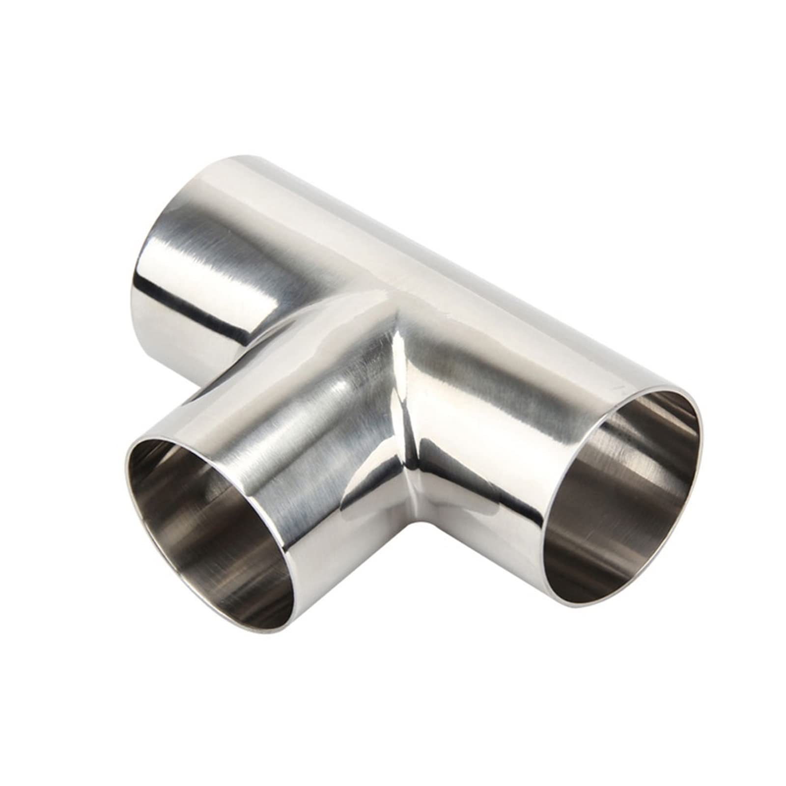 UVERLY Soldadura en te Sanitaria SS304 316 Instalación de tuberías de Acero Inoxidable (Color : SS304, Size : 89MM)